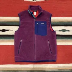 パタゴニア　レトロX ベスト　フリース　パープル　M 美品　patagonia