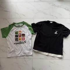 まとめ売り★半袖Tシャツ★サイズ140★2枚セット★マイクラ★キャプテンスタッグ