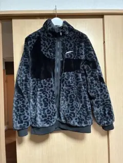 レオパード柄 フリースジャケット　ファージャケット