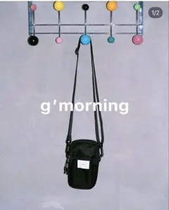g'morning ripstop nylon sacoche BLACK - メルカリ