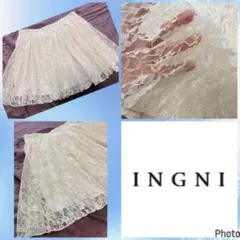 イング★INGNI★総レース★プリーツ★スカパン★ミニスカ★インナーパンツのサムネイル