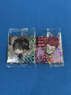 ハンターハンター　ウエハース　シール　ヒソカ　クロロ