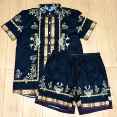 【新品未使用】シャツ　ハーフパンツ　上下セット　セットアップ　②
