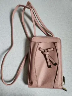 新品未開封VIS フラワーカット スマホショルダー ピンク&サックス 