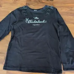 mezzo piano junior 黒色 長袖　Tシャツ　カットソー S