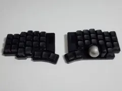 keyball44 完成品 自作キーボード 左右分割 RGB ブラック