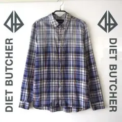 DIET BUTCHER／ダイエットブッチャー★　チェック グラデ　長袖シャツのサムネイル