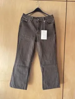khoki 3D Cutting Half Denim Pants サイズ2 茶 - メルカリ