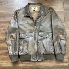 A-2みたいな革ジャン　M 古着