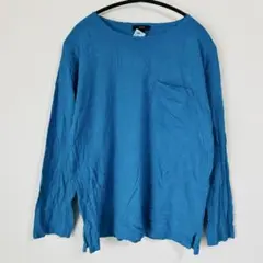 J.CREW ジェイクルー コットン 長袖 カットソー ロンT ブルー Sのサムネイル