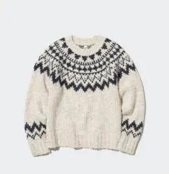 UNIQLO フェアアイルクルーネックセーター