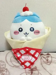 《タグ付き》ちいかわ ハチワレ BIGクレープな抱っこぬいぐるみ
