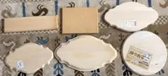 木製プレート 6枚セット DIY トールペイント用