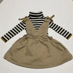 après les cours ジャンパースカート80cm、タートル80cm