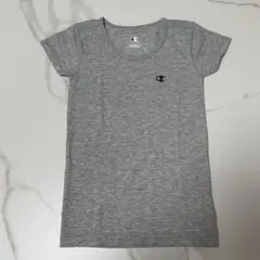【美品】Champion チャンピオン キッズ Tシャツ グレー 半袖 ロゴ