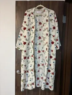 JEANASIS 花柄 ロングガウン カーディガンのサムネイル