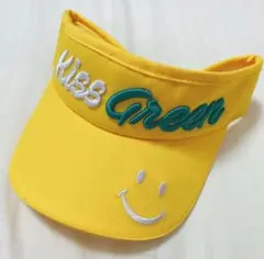 新品未使用・キスオンザグリーン・ピースサンバイザー