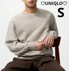 UNIQLO☆ユニクロ☆スウェットシャツ☆トレーナー☆長袖☆S☆ベージュ