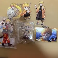 鬼滅の刃　我妻善逸　アクリルスタンド　キーホルダー　まとめ売り　6点セット