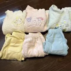 フリースパジャマセット 130cm ユニクロ　ちいかわ