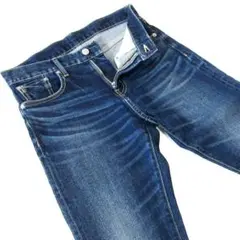 シップス▼ストレッチスリムテーパードデニム▼セルビッチ▼S▼ウエスト約78cmのサムネイル