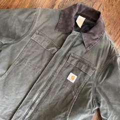 星タグ 90's初期 Carharttトラディショナルコート　モスグリーン