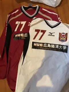 MIZUNO 広島経済大学 サッカーユニフォーム 3枚セット