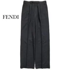 archive fendi buggy wool slacks