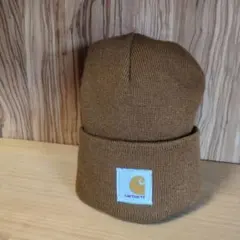 carharttニットキャップA18BRN茶USAアメリカ製