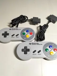 スーパーファミコン 純正 コントローラー 2個 動作確認済み 任天堂 SFC