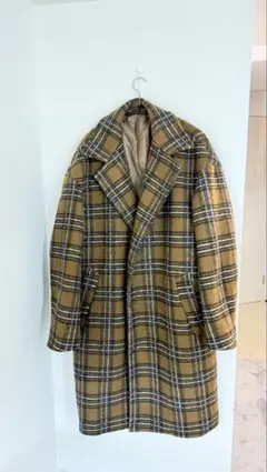 NIKO AND... メルトンコート ブラウンチェック