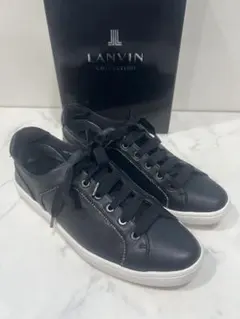 美品 LANVIN PARIS カモフラスニーカー 定価8.5万円 2回のみ着用