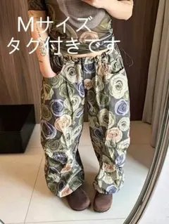 openyy 花柄パンツ フラワーパンツ - メルカリ