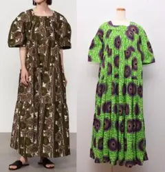ODILE JACOBS ロングワンピース 半袖 - メルカリ