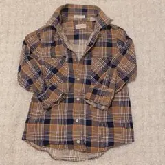 厚手チェックシャツ レディース