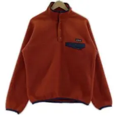Patagonia シンチラ スナップT フリース オレンジ　90s 雪ナシタグ