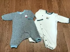 ［新品未使用］familiar リバティファブリックロンパース ファミリア ロンパース 70サイズ 新品