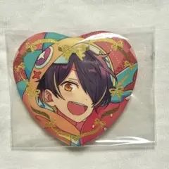 あんスタ　ラメキラハート缶バッジ 仙石忍