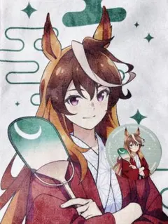 ウマ娘　シンデレラグレイ　極楽湯　シンボリルドルフ　プラスセット　タオル