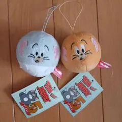 Tom and Jerry Bowling Mascot Plush Toy: Ball-shaped Jerry & Nibbles