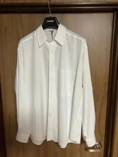 オーラリー WASHED FINX TWILL BIG SHIRT