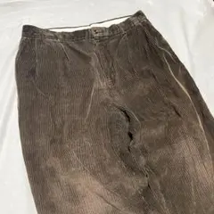 NAUTICA RIGGER 2タックコーデュロイパンツ　極ワイド　極太　茶色