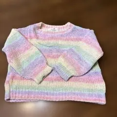 H&M パステルストライプ セーター 98/104