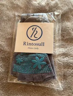 Rintosull Pilates Socks グレー/ターコイズ