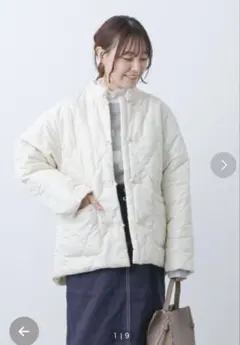 チャイナボタンキルトジャケット