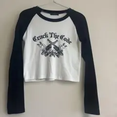 GORGE 長袖 ラグラン カットソー Crack The Codeのサムネイル