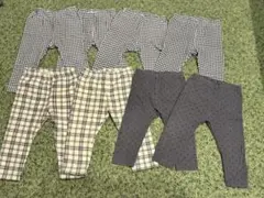 ユニクロ　ベビーレギンス　8点セット　80サイズ