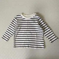 UNIQLO ベビー Tシャツ サイズ80 白/ネイビー