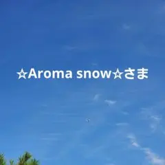 ☆Aroma snow☆さま　ご依頼