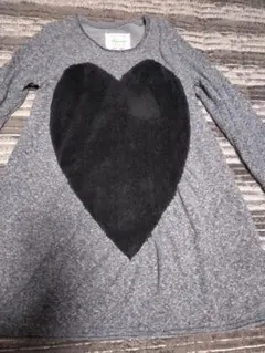 LALACUBハートボアニットライクトップス